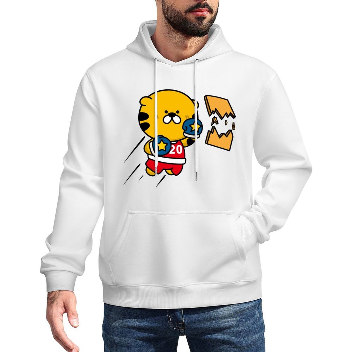 IPBR 250g Hooded Pocket Sweatshirt Front GraphicMen's Hooded  Sweatshirt4000002