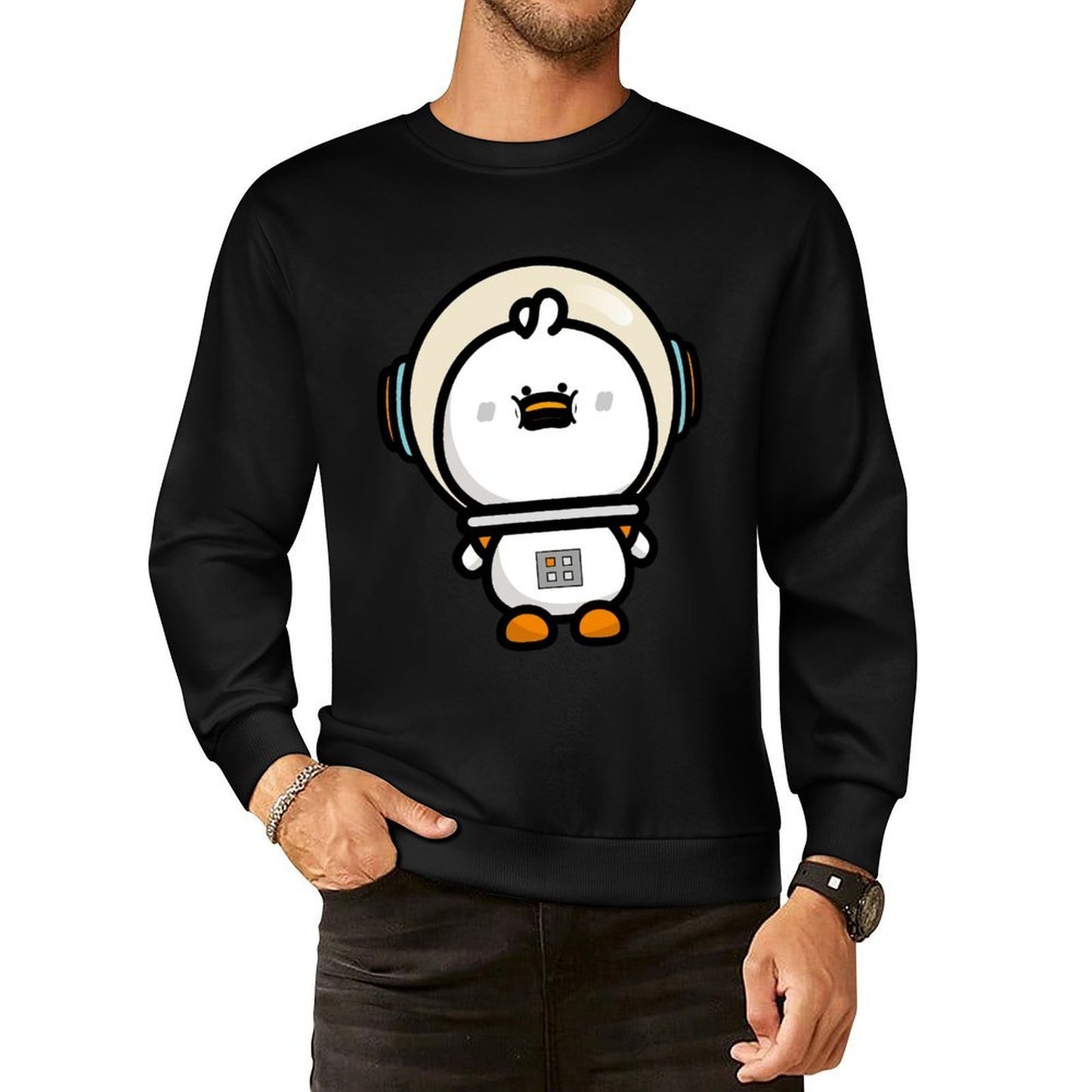 IPBR 250g Crew Neck Long Sleeve Sweatshirt Front GraphicCrew Neck Long Sleeve Sweatshirt4001040