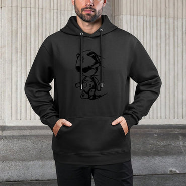 IPIB 250g Hooded Pocket Sweatshirt Front GraphicMen's Hooded  Sweatshirt6000053-1
