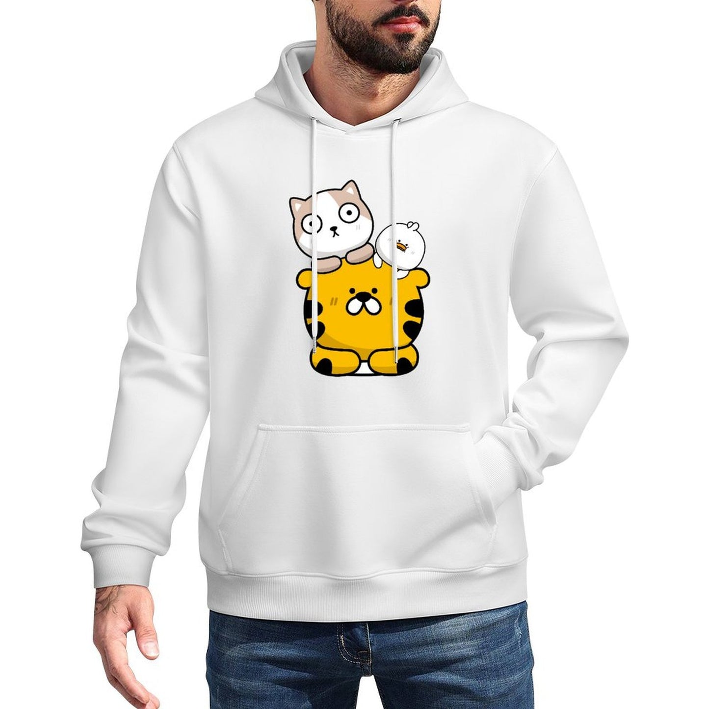 IPBR 250g Hooded Pocket Sweatshirt Front GraphicMen's Hooded  Sweatshirt4001312