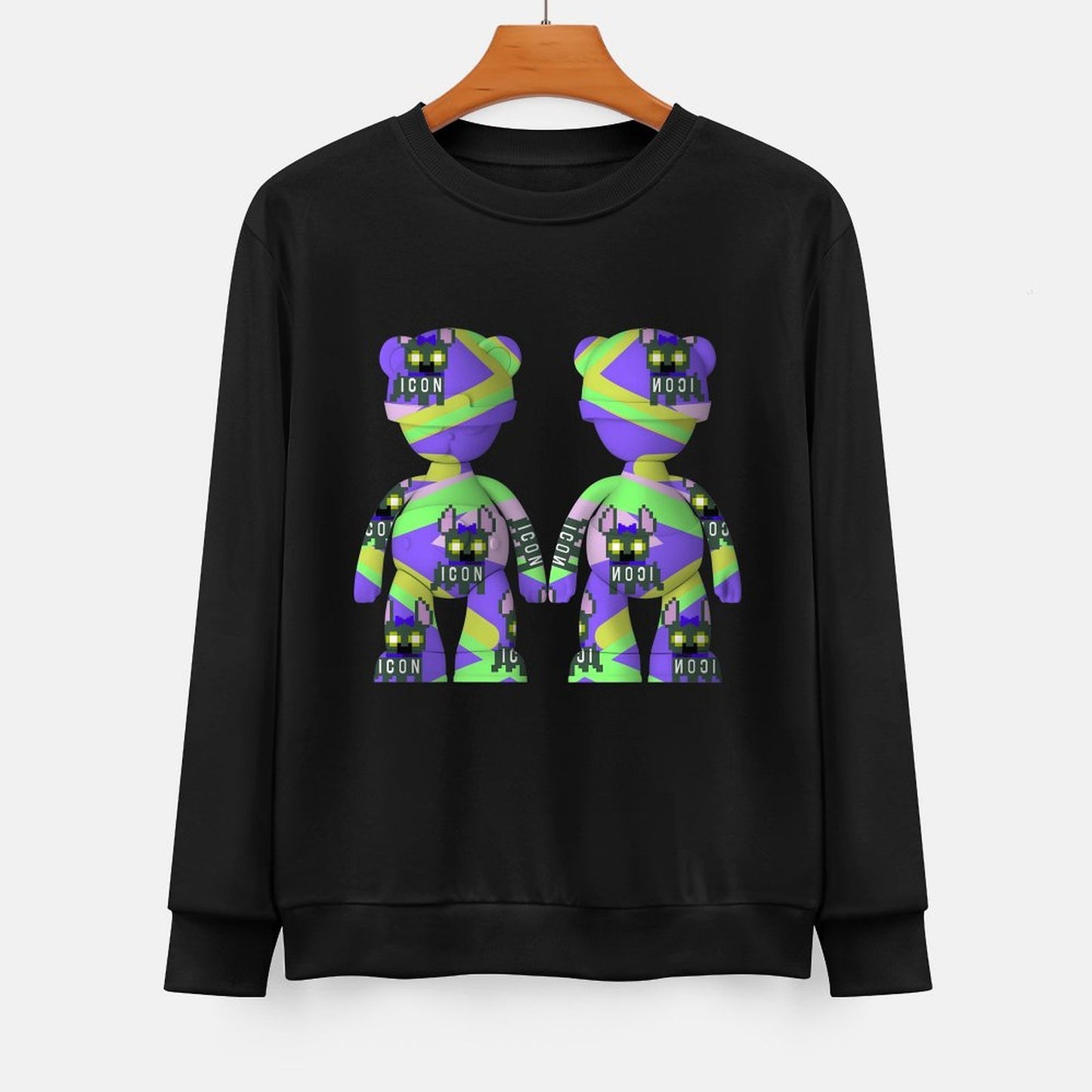 IPIB 250g Crew Neck Long Sleeve Sweatshirt Front GraphicCrew Neck Long Sleeve Sweatshirt6000078-1