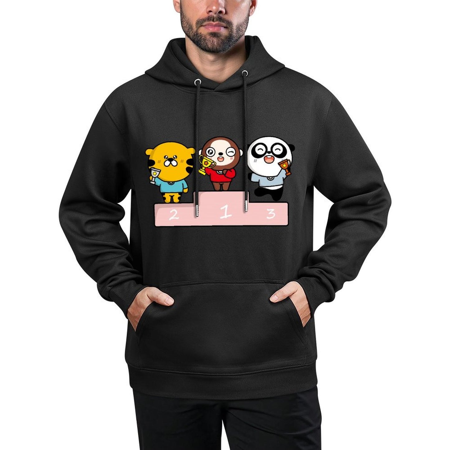IPBR 250g Hooded Pocket Sweatshirt Front GraphicMen's Hooded  Sweatshirt4000858