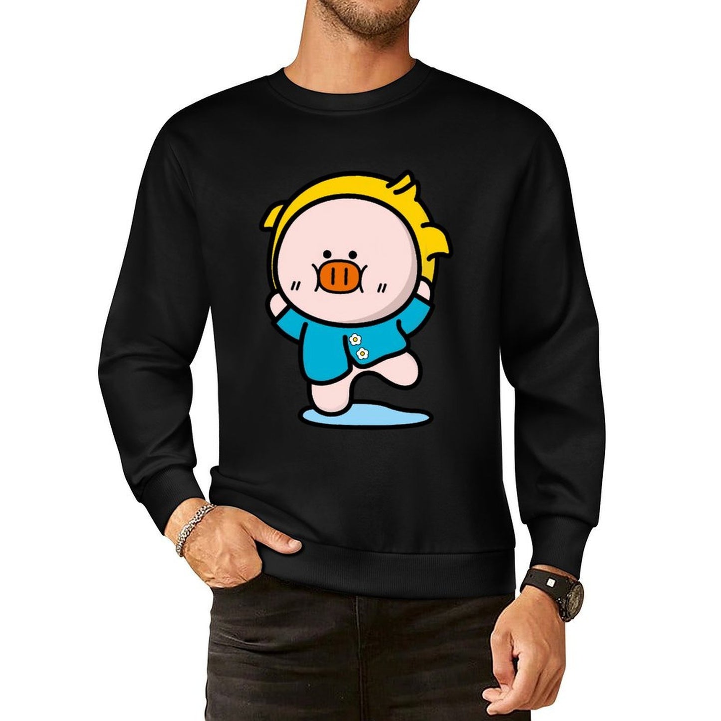 IPBR 250g Crew Neck Long Sleeve Sweatshirt Front GraphicCrew Neck Long Sleeve Sweatshirt4001116