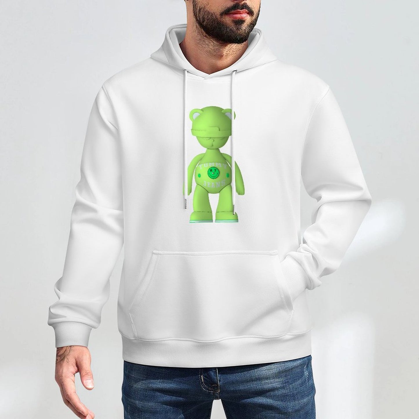 Hoodie Front PatternPocket Tee Comfort