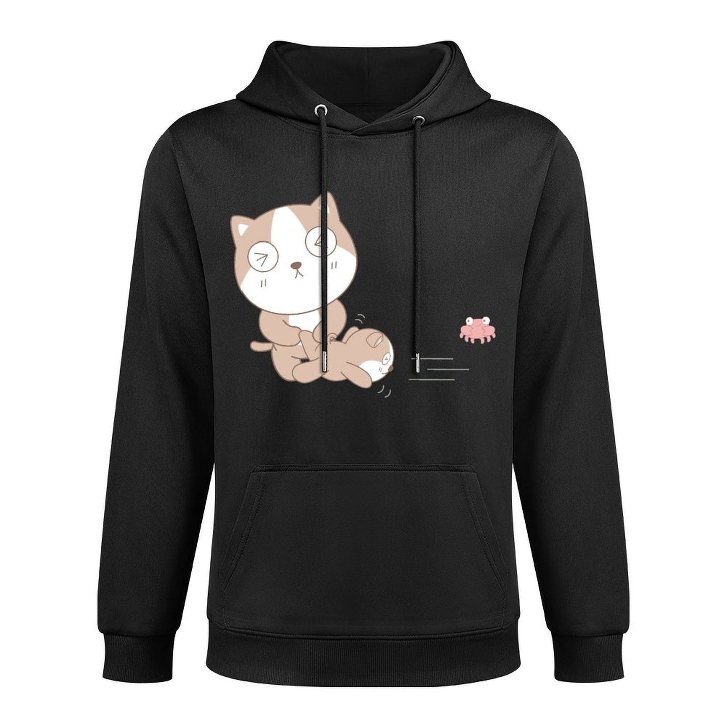 Eco-Conscious DailyFit Front Graphic Hoodies