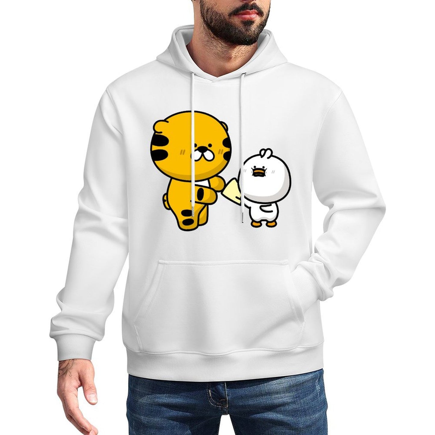 Minimal Street Front Graphic Hoodies