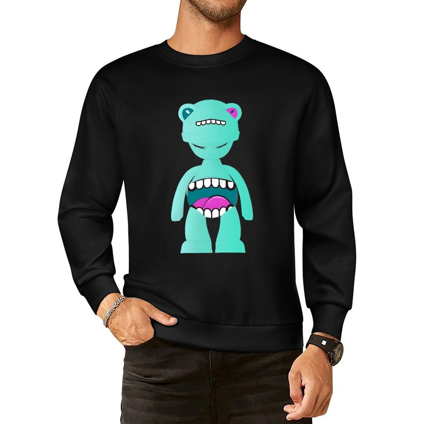 IPIB 250g Crew Neck Long Sleeve Sweatshirt Front GraphicCrew Neck Long Sleeve Sweatshirt6000141-5