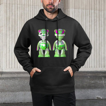 IPIB 250g Hooded Pocket Sweatshirt Front GraphicMen's Hooded  Sweatshirt6000077-5