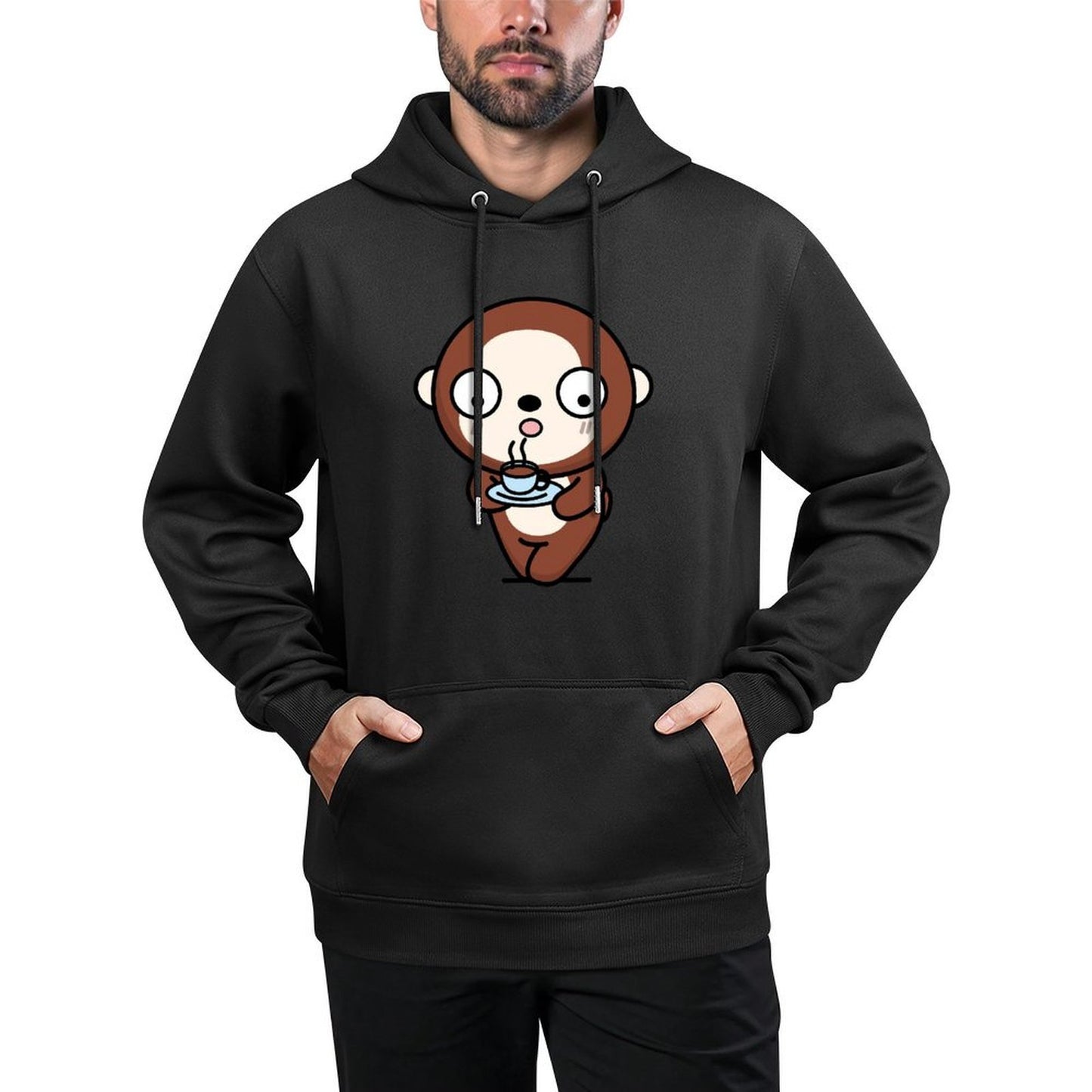 IPBR 250g Hooded Pocket Sweatshirt Front GraphicMen's Hooded  Sweatshirt4000224