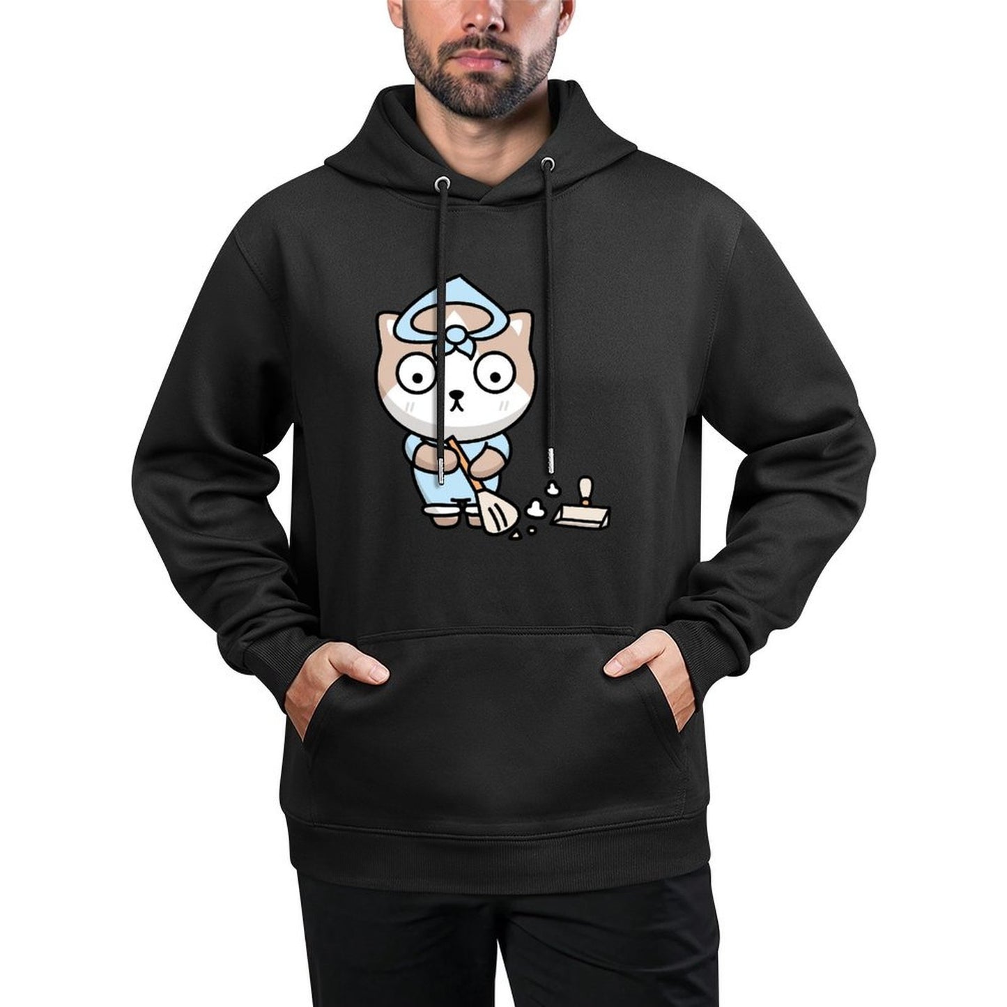 IPBR 250g Hooded Pocket Sweatshirt Front GraphicMen's Hooded  Sweatshirt4000118