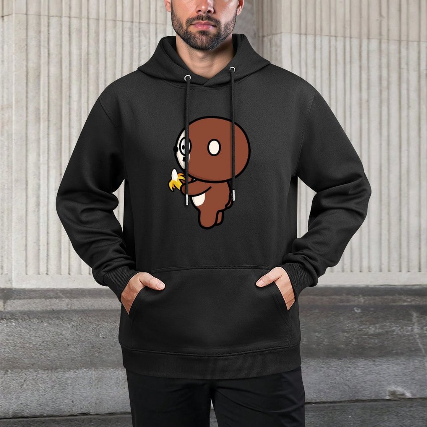 IPBR 250g Hooded Pocket Sweatshirt Front GraphicMen's Hooded  Sweatshirt4000643