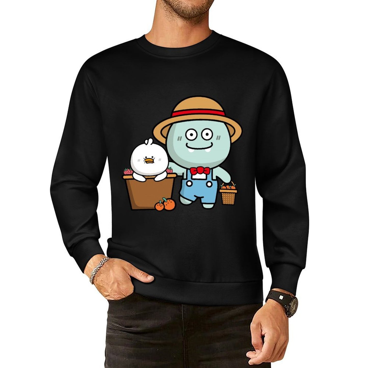IPBR 250g Crew Neck Long Sleeve Sweatshirt Front GraphicCrew Neck Long Sleeve Sweatshirt4003858