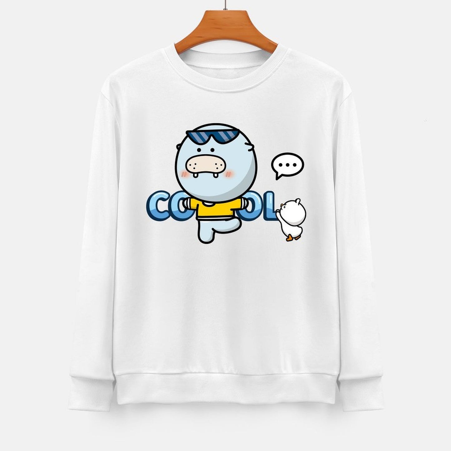 Front Patterned Long Sleeve TopTrueFit ClassicSeries