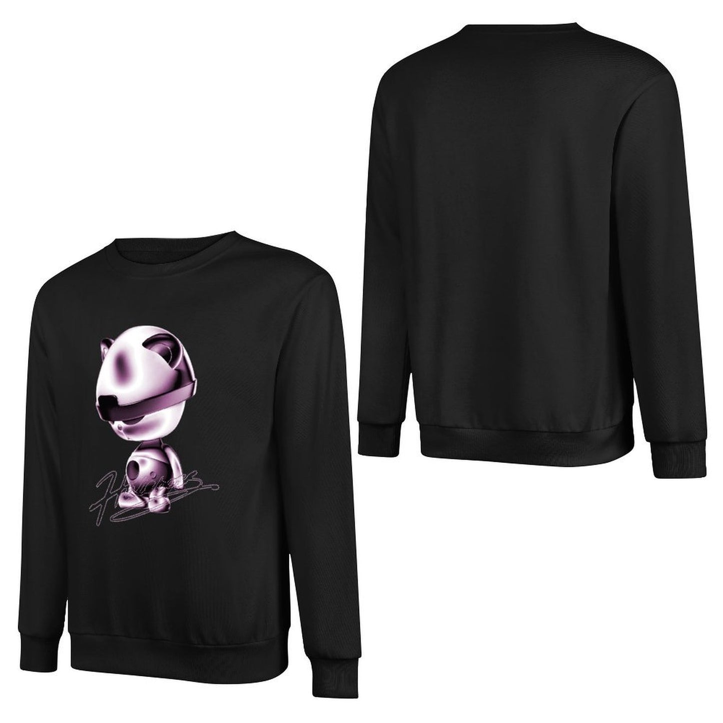 IPIB 250g Crew Neck Long Sleeve Sweatshirt Front GraphicCrew Neck Long Sleeve Sweatshirt6000027-6