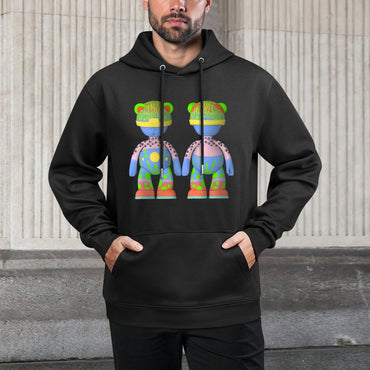 IPIB 250g Hooded Pocket Sweatshirt Front GraphicMen's Hooded  Sweatshirt6000079-6
