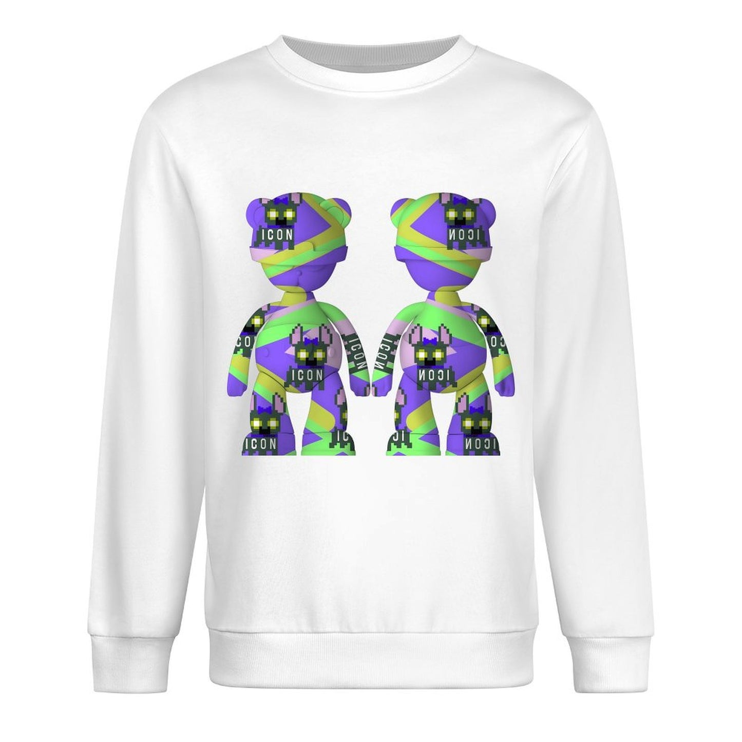 IPIB 250g Crew Neck Long Sleeve Sweatshirt Front GraphicCrew Neck Long Sleeve Sweatshirt6000078-1