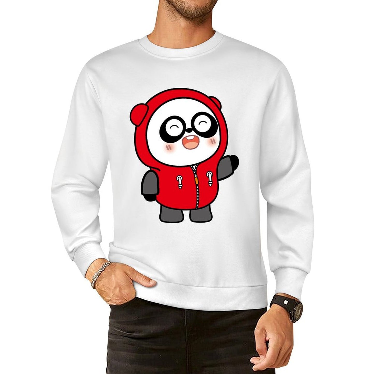 Front Patterned Long Sleeve TopSoftWear EverydayComfort