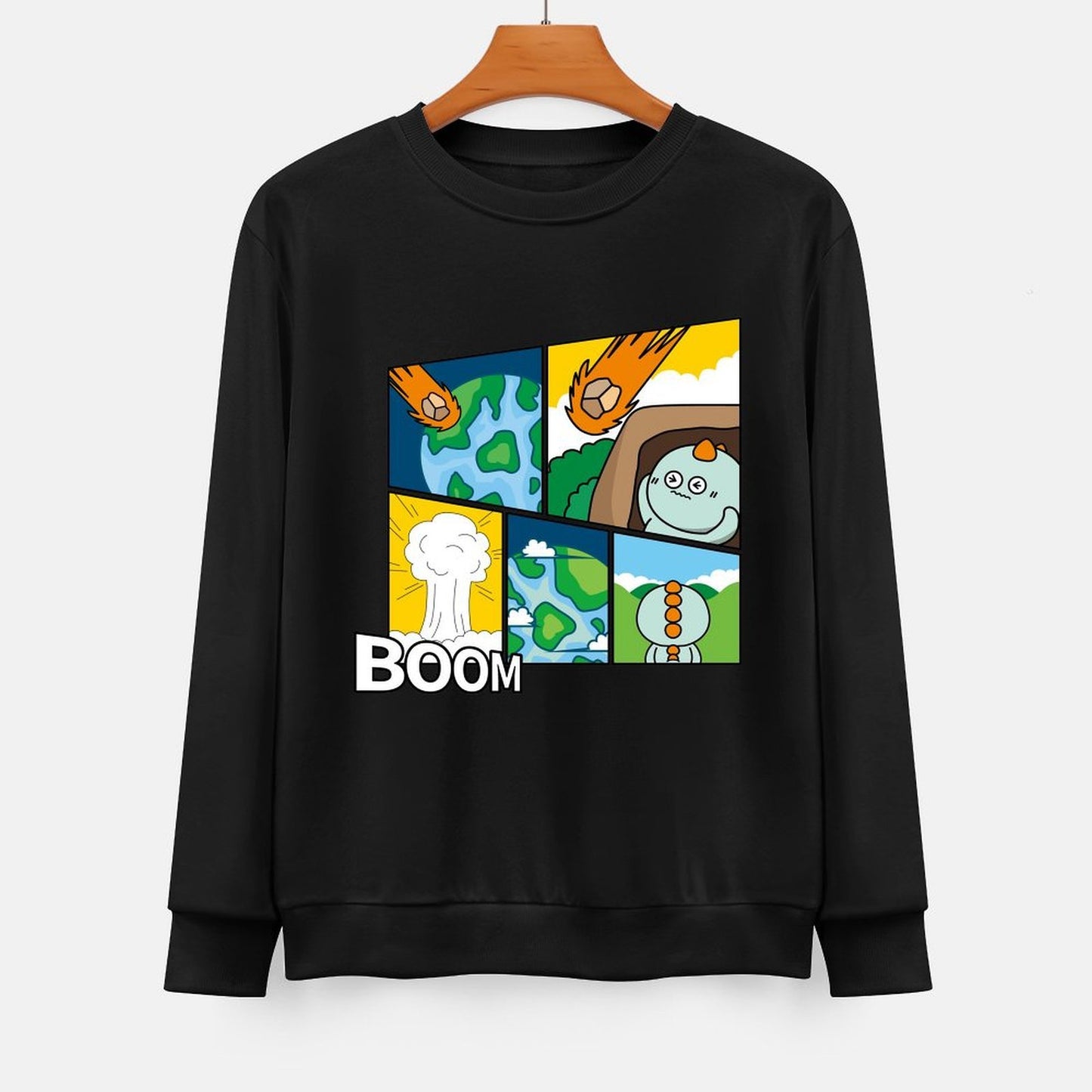 Front Patterned Long Sleeve TopSolid Ultra Durable