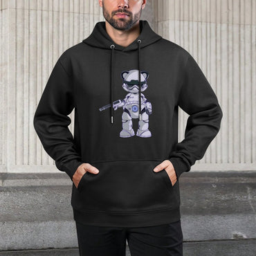 IPIB 250g Hooded Pocket Sweatshirt Front GraphicMen's Hooded  Sweatshirt6000060-4