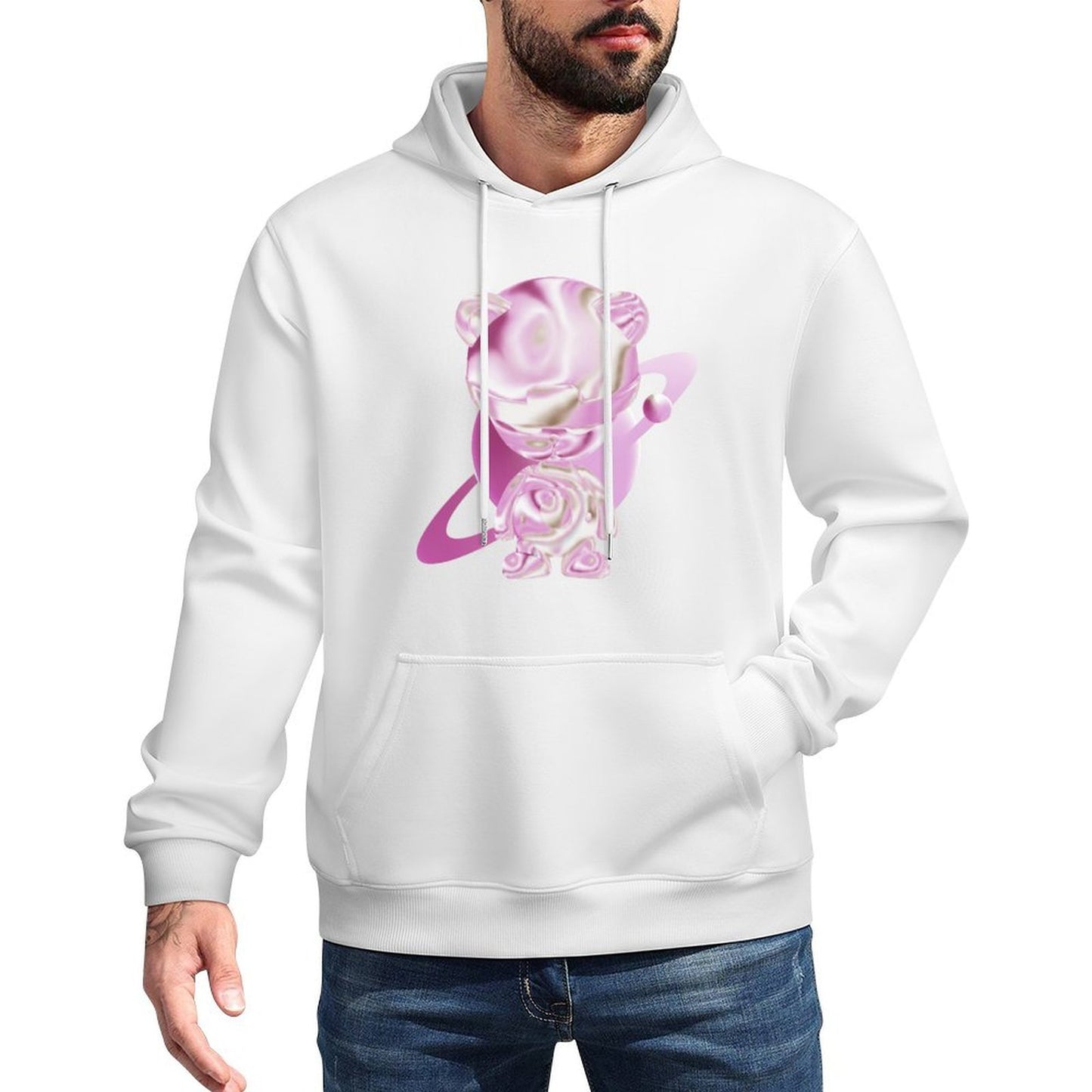 IPIB 250g Hooded Pocket Sweatshirt Front GraphicMen's Hooded  Sweatshirt6000025-3