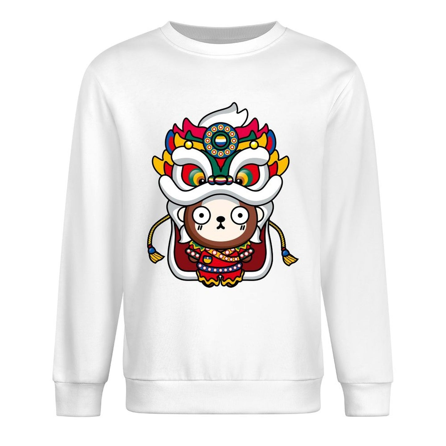 IPBR 250g Crew Neck Long Sleeve Sweatshirt Front GraphicCrew Neck Long Sleeve Sweatshirt4000341