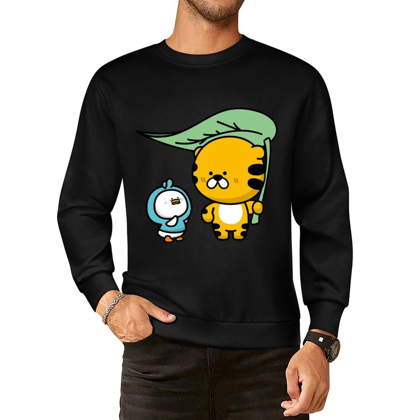 IPBR 250g Crew Neck Long Sleeve Sweatshirt Front GraphicCrew Neck Long Sleeve Sweatshirt4000126