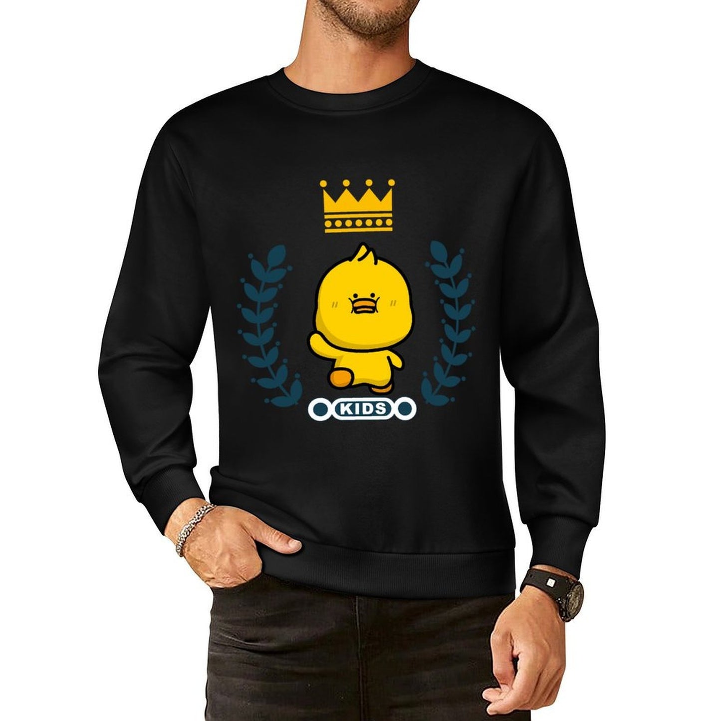 IPBR 250g Crew Neck Long Sleeve Sweatshirt Front GraphicCrew Neck Long Sleeve Sweatshirt4001368