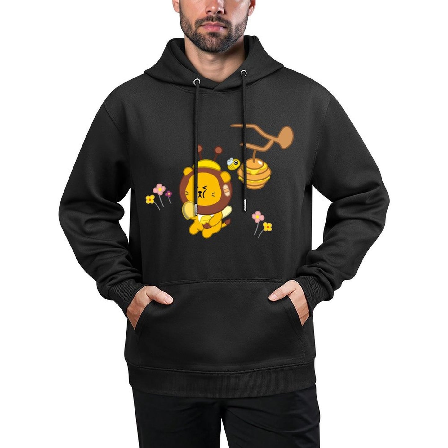 IPBR 250g Hooded Pocket Sweatshirt Front GraphicMen's Hooded  Sweatshirt4001513