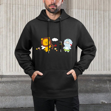 IPBR 250g Hooded Pocket Sweatshirt Front GraphicMen's Hooded  Sweatshirt4000410