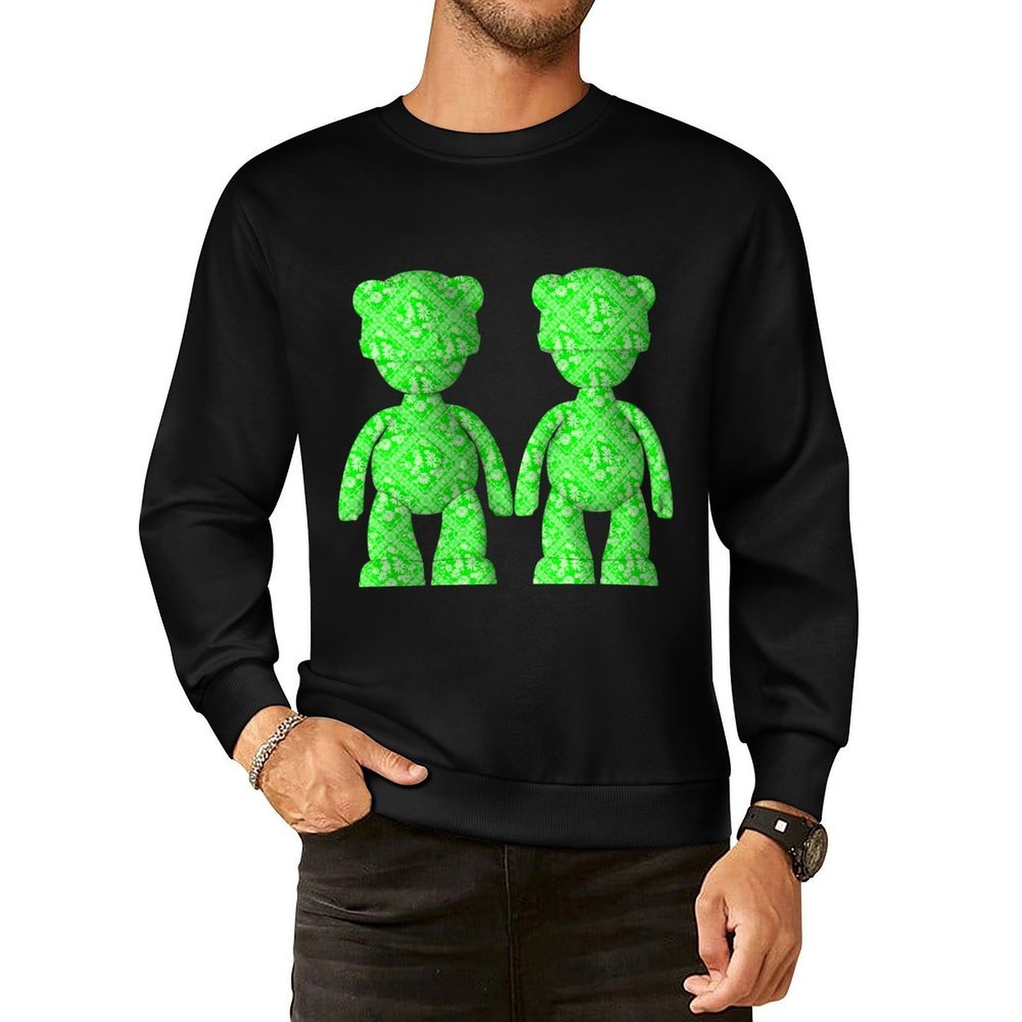 IPIB 250g Crew Neck Long Sleeve Sweatshirt Front GraphicCrew Neck Long Sleeve Sweatshirt6000147-4
