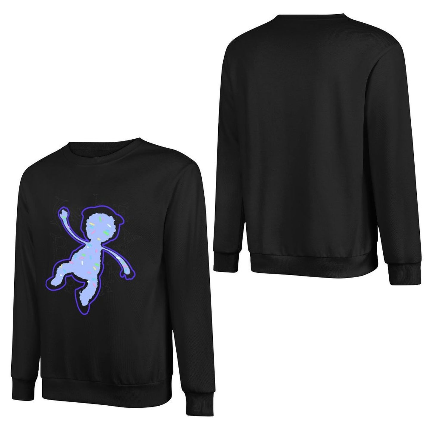 Long Sleeve With Front PatternMoisture-Wicking Simple