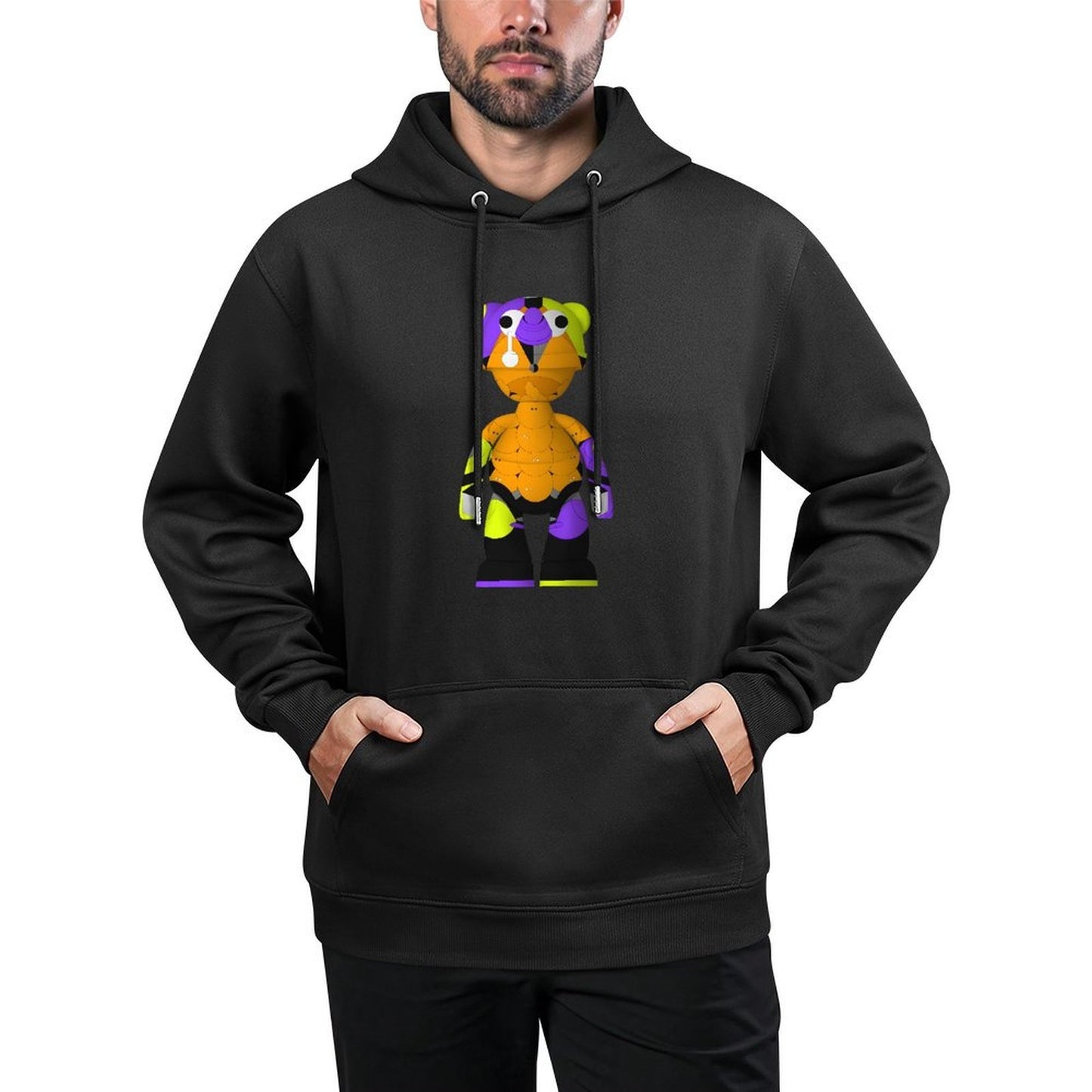 IPIB 250g Hooded Pocket Sweatshirt Front GraphicMen's Hooded  Sweatshirt6000113-6