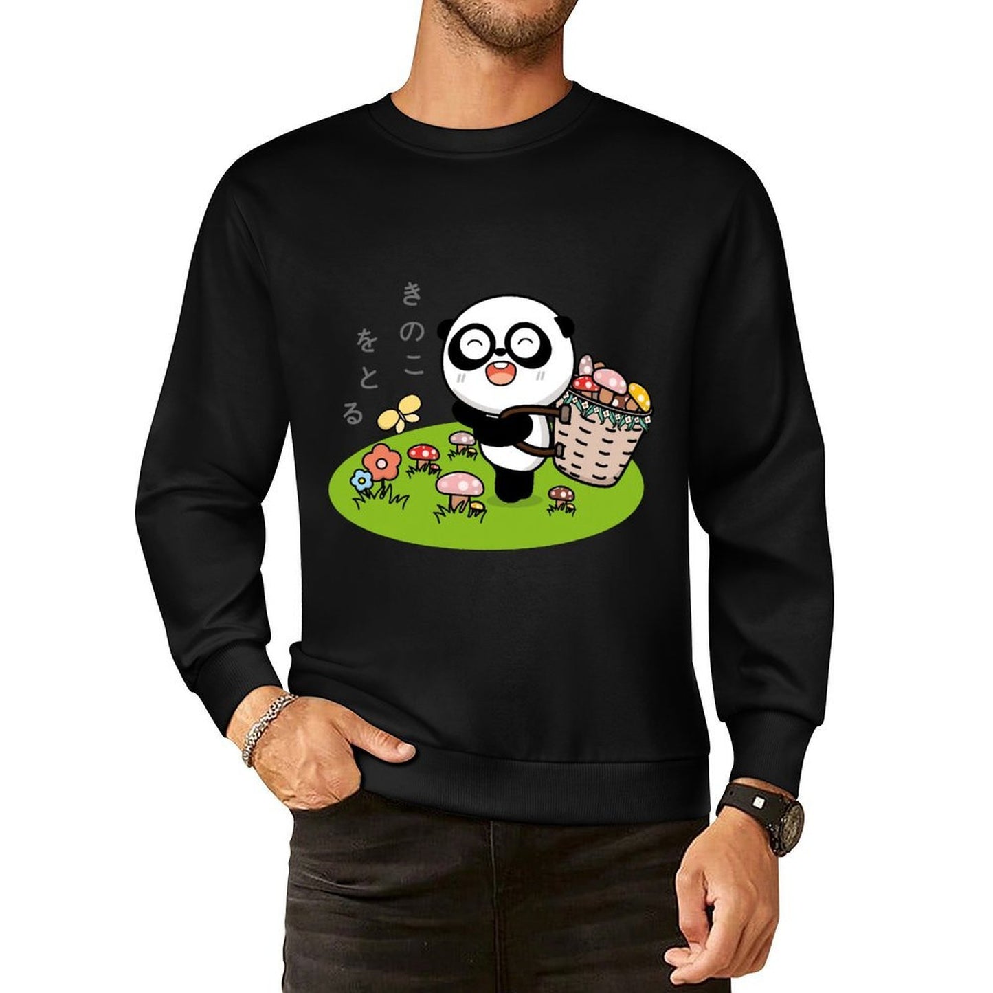 IPBR 250g Crew Neck Long Sleeve Sweatshirt Front GraphicCrew Neck Long Sleeve Sweatshirt4001463