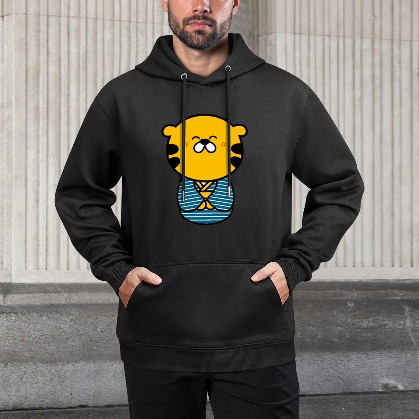 IPBR 250g Hooded Pocket Sweatshirt Front GraphicMen's Hooded  Sweatshirt4001310