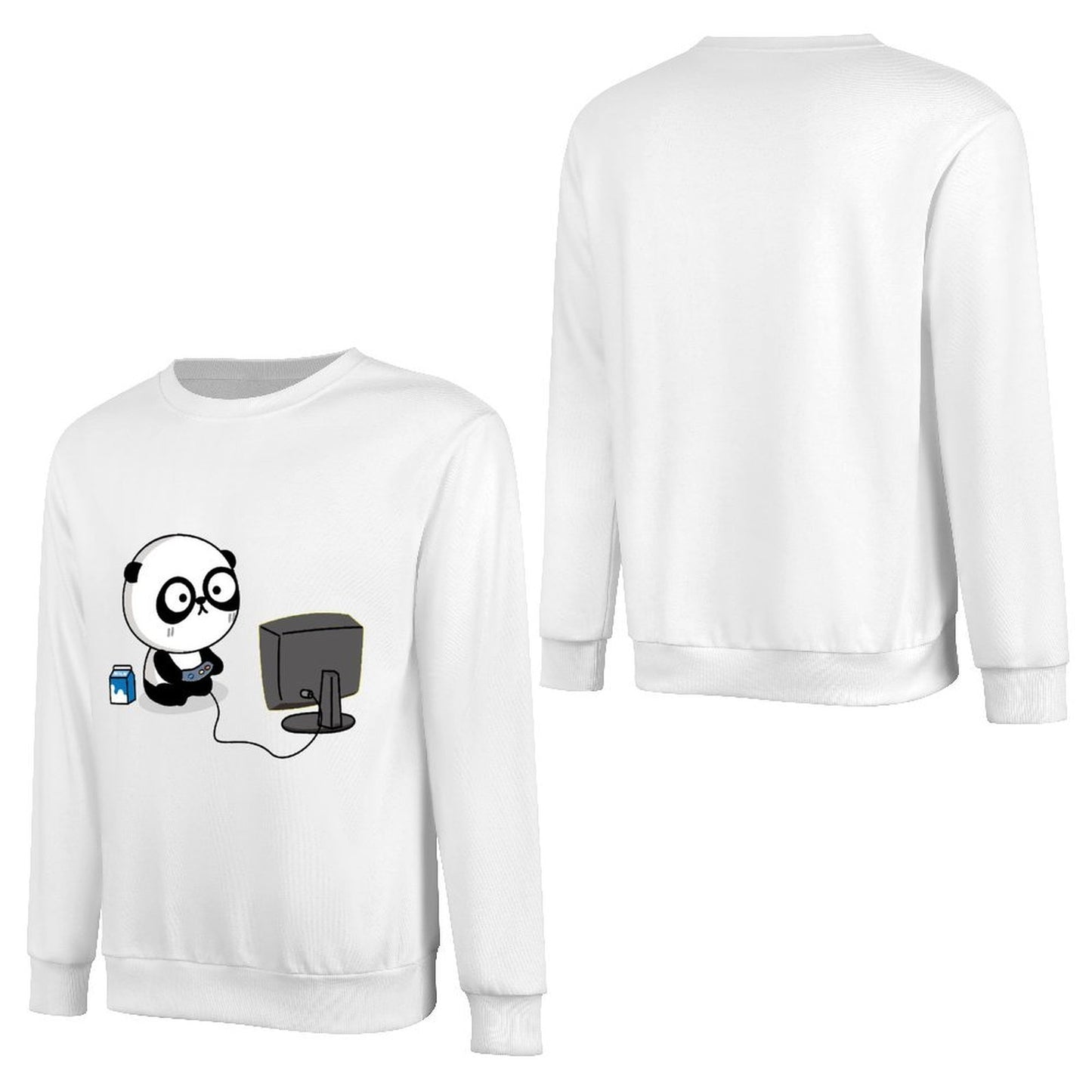 Front Patterned Long Sleeve TopCasual RegularFit