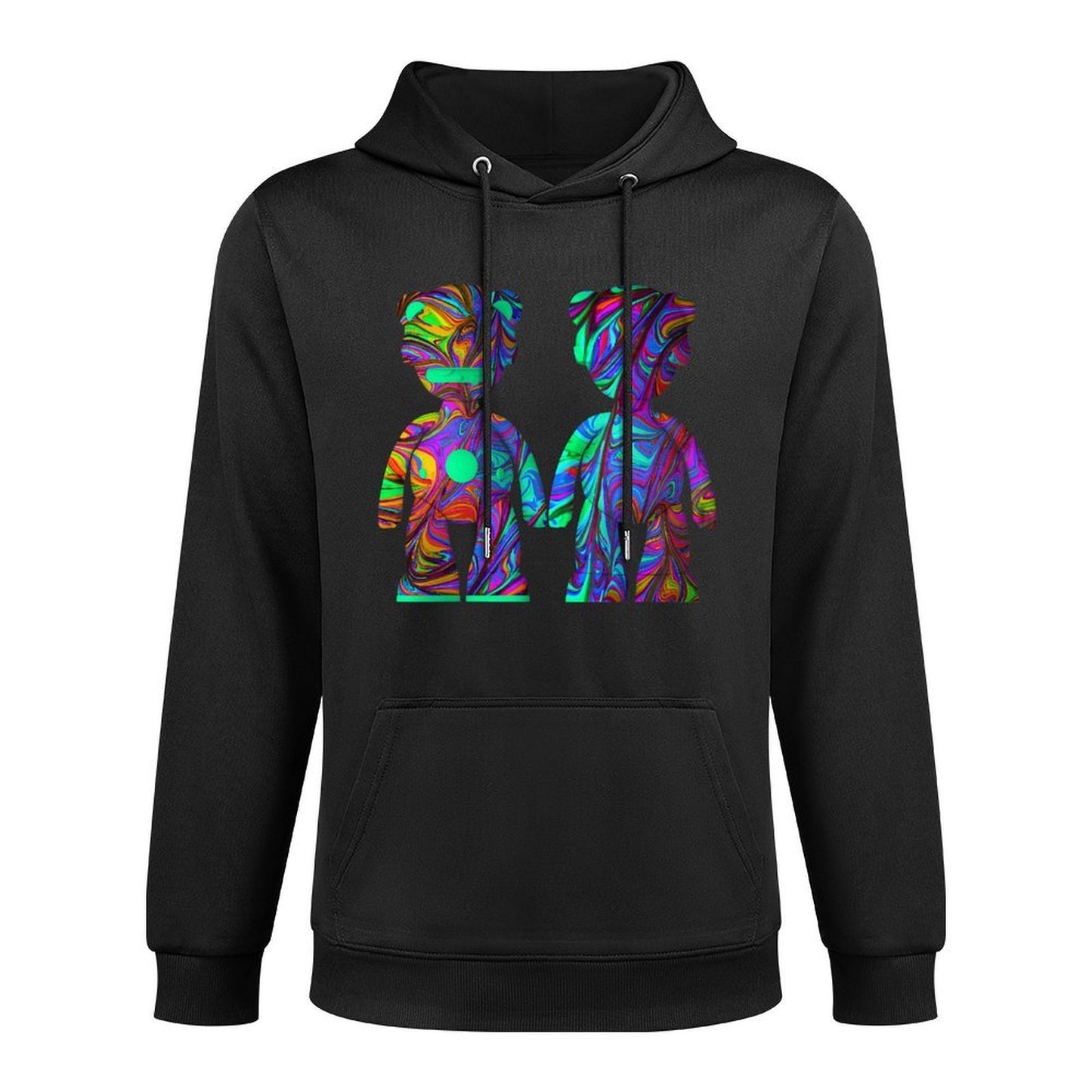 IPIB 250g Hooded Pocket Sweatshirt Front GraphicMen's Hooded  Sweatshirt6000088-3