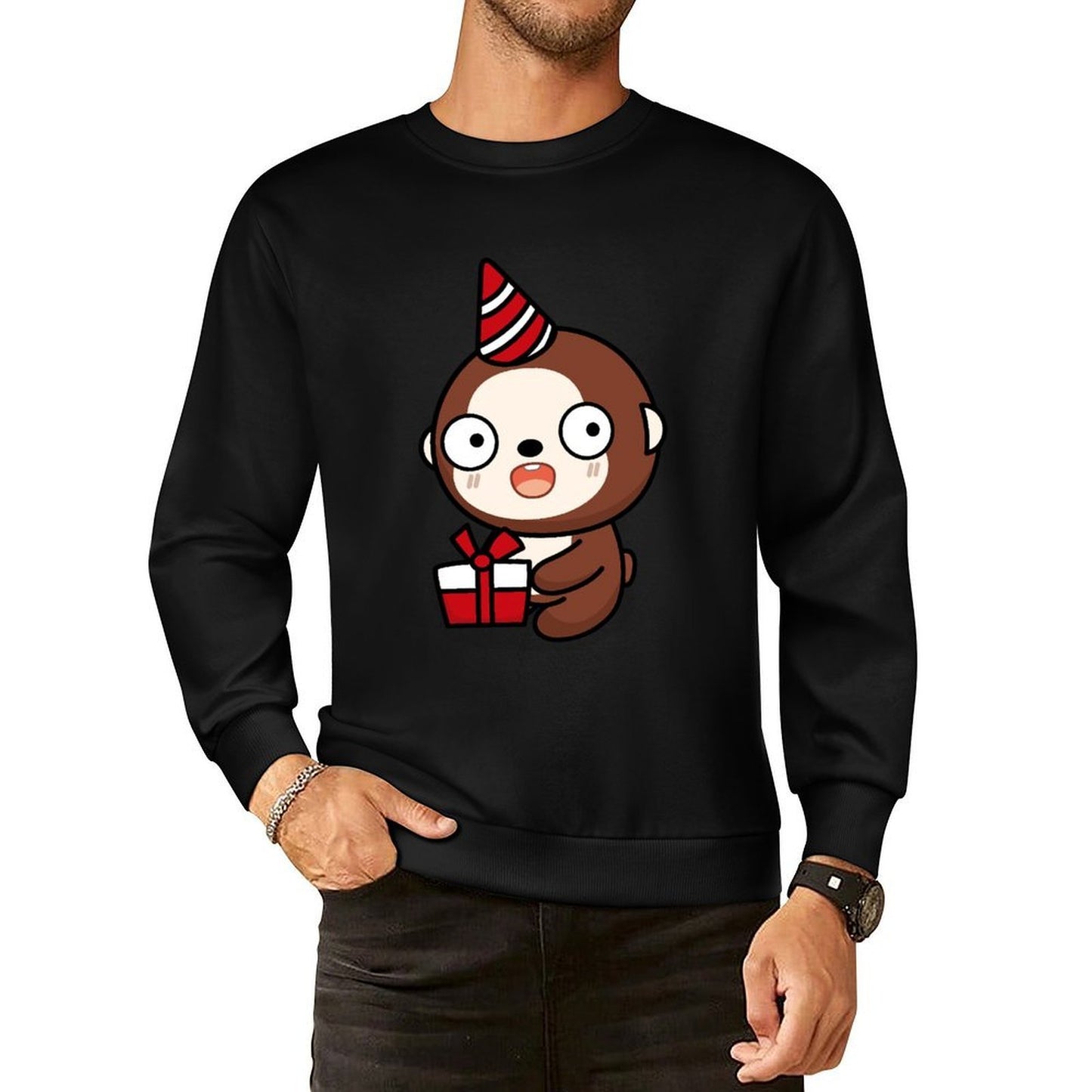 IPBR 250g Crew Neck Long Sleeve Sweatshirt Front GraphicCrew Neck Long Sleeve Sweatshirt4000235