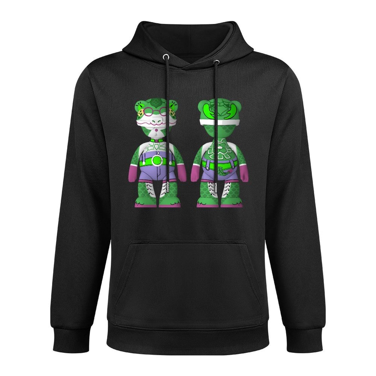 Hoodie Front PatternSmooth Solid