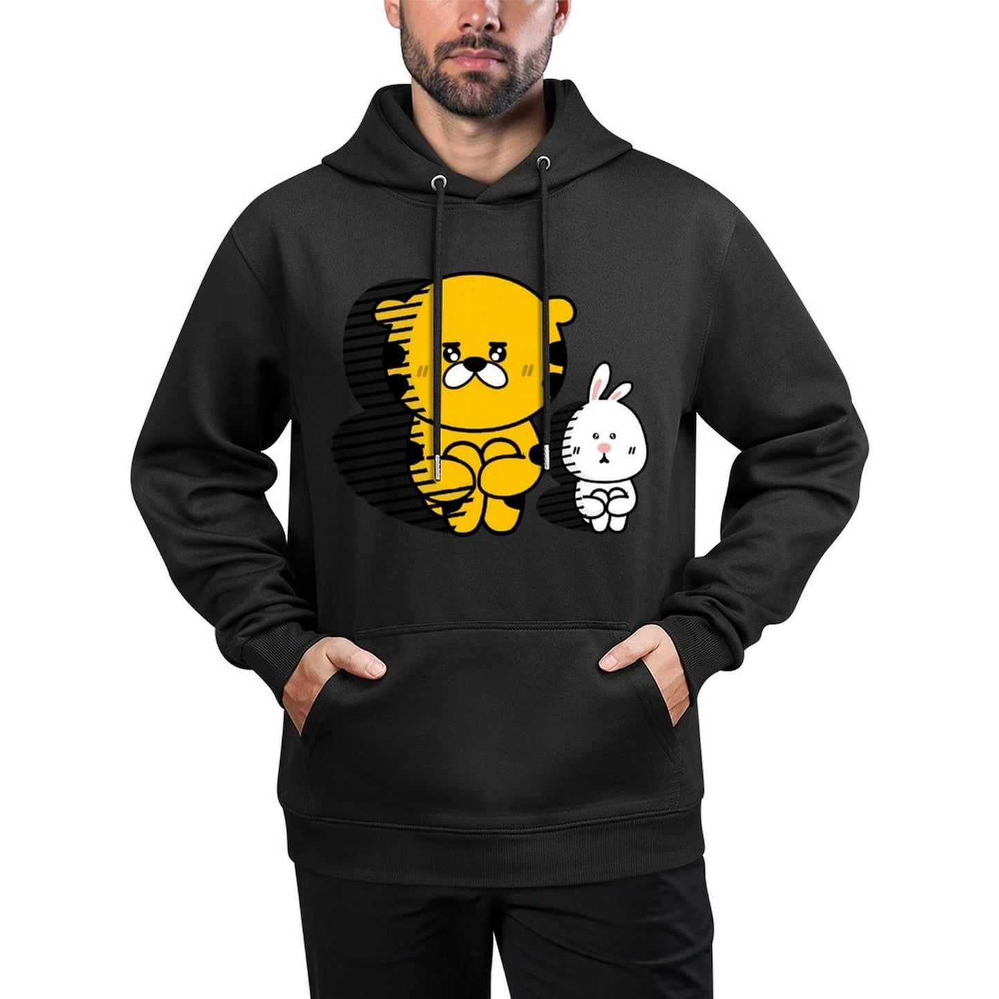 IPBR 250g Hooded Pocket Sweatshirt Front GraphicMen's Hooded  Sweatshirt4000546