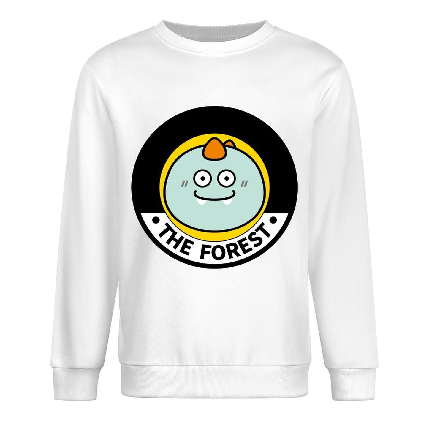 Front Patterned Long Sleeve TopNeutral BasicSeries