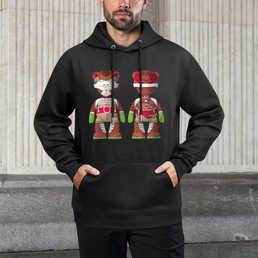 IPIB 250g Hooded Pocket Sweatshirt Front GraphicMen's Hooded  Sweatshirt6000075-1