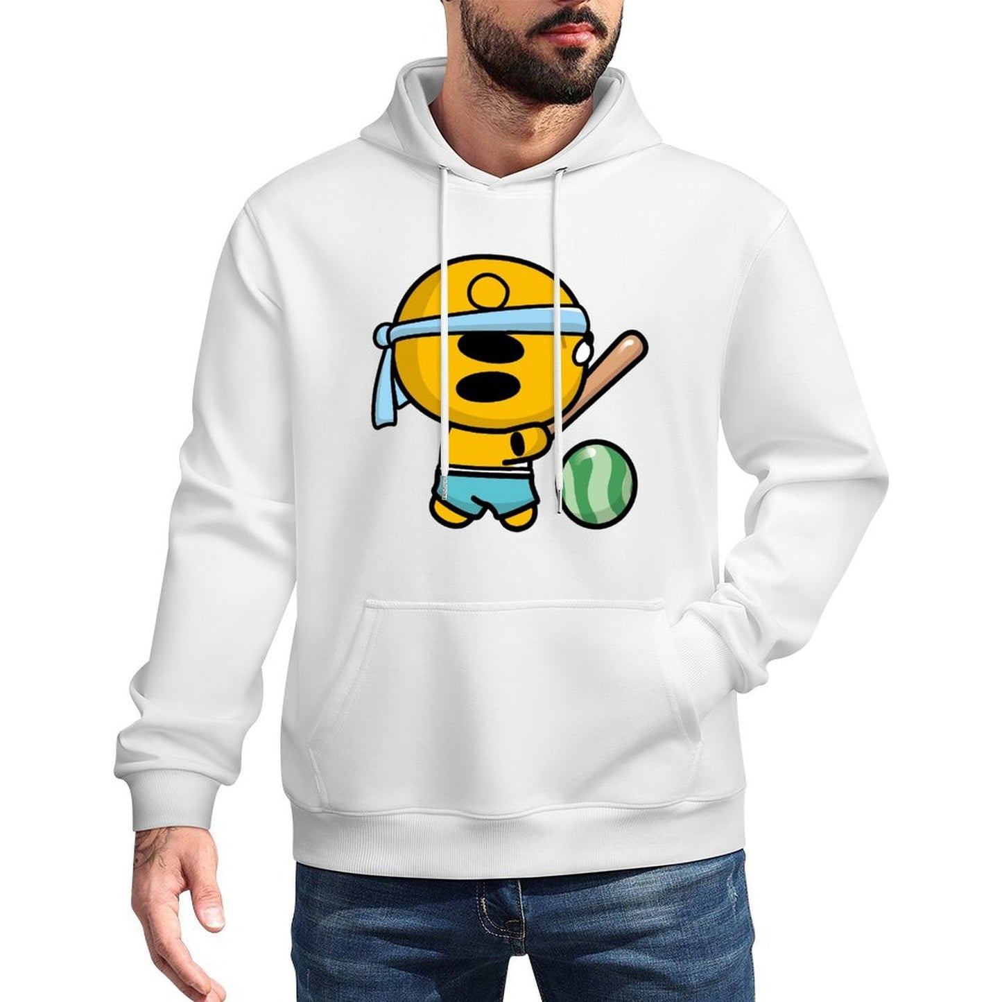 IPBR 250g Hooded Pocket Sweatshirt Front GraphicMen's Hooded  Sweatshirt4000215