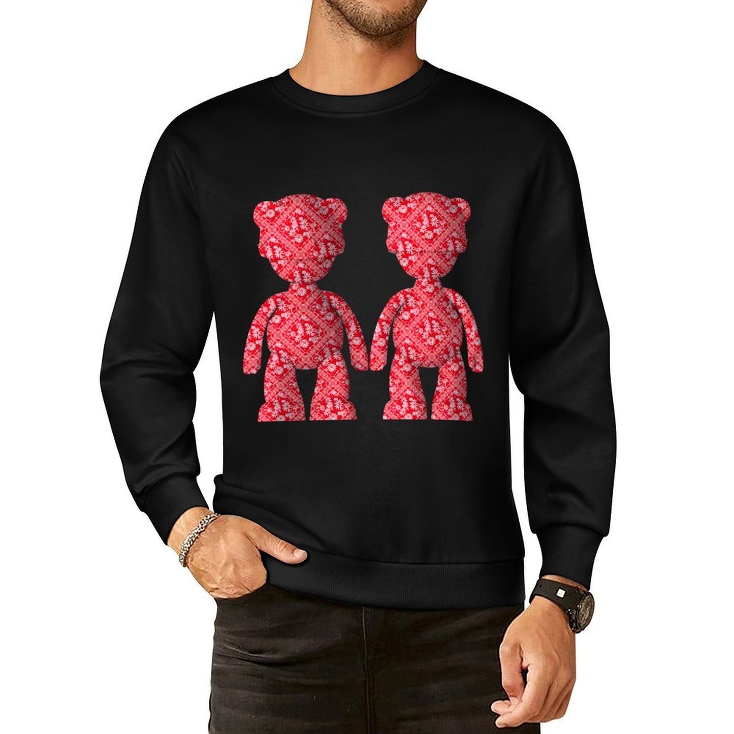 IPIB 250g Crew Neck Long Sleeve Sweatshirt Front GraphicCrew Neck Long Sleeve Sweatshirt6000147-3