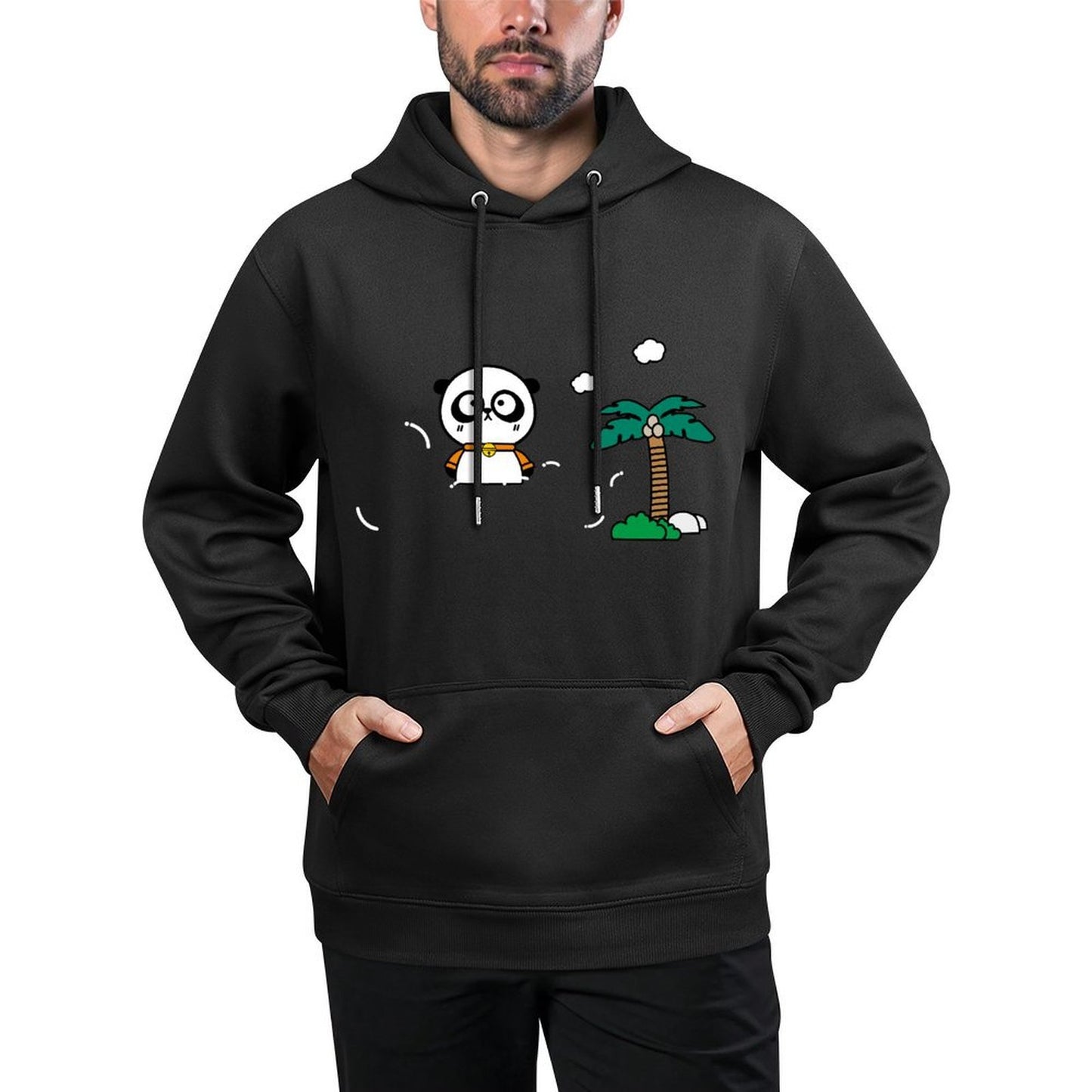 Front Graphic HoodiesMidweight Shrink-Resistant