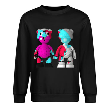 Long Sleeve With Front PatternBatch-Printed Heat-Transfer