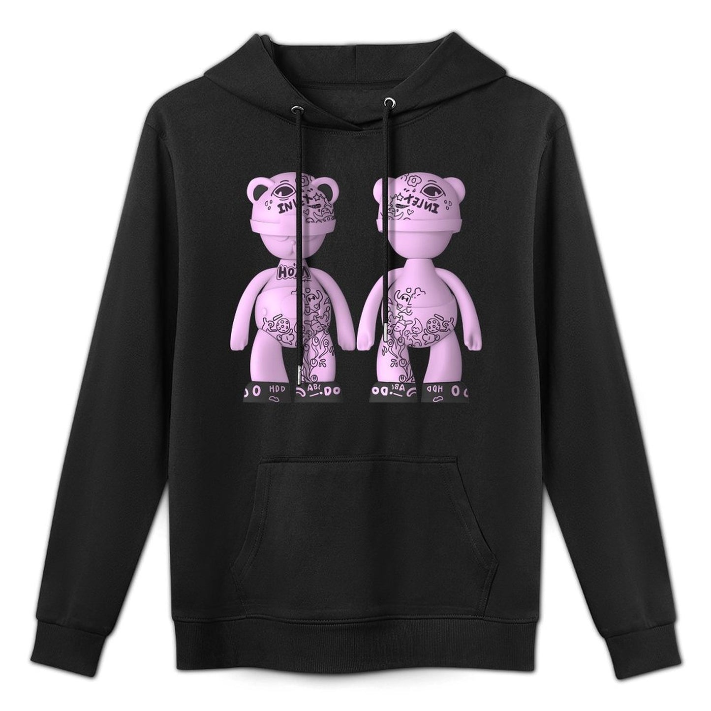 IPIB 250g Hooded Pocket Sweatshirt Front GraphicMen's Hooded  Sweatshirt6000082-4