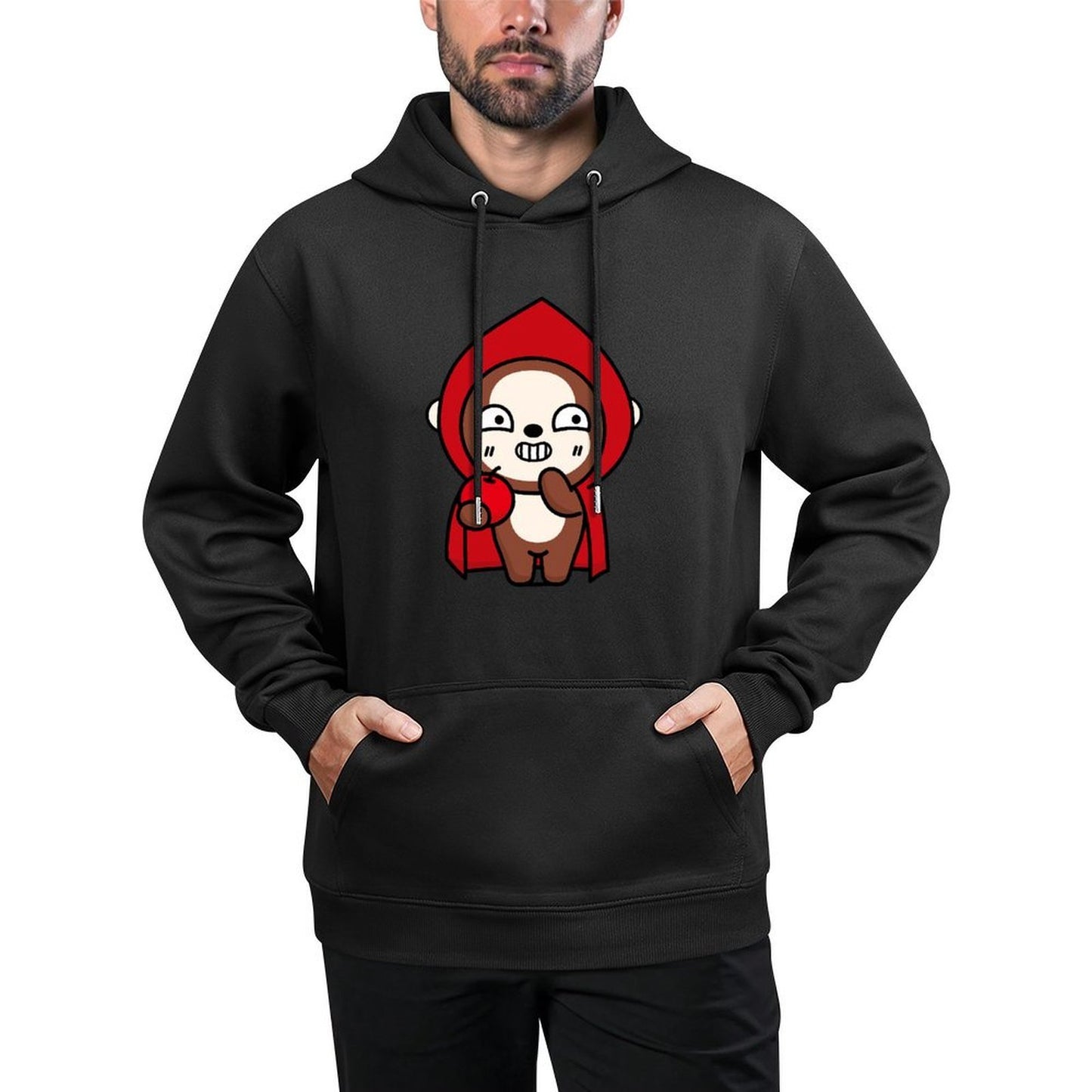 IPBR 250g Hooded Pocket Sweatshirt Front GraphicMen's Hooded  Sweatshirt4000237