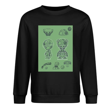IPIB 250g Crew Neck Long Sleeve Sweatshirt Front GraphicCrew Neck Long Sleeve Sweatshirt6000008-2