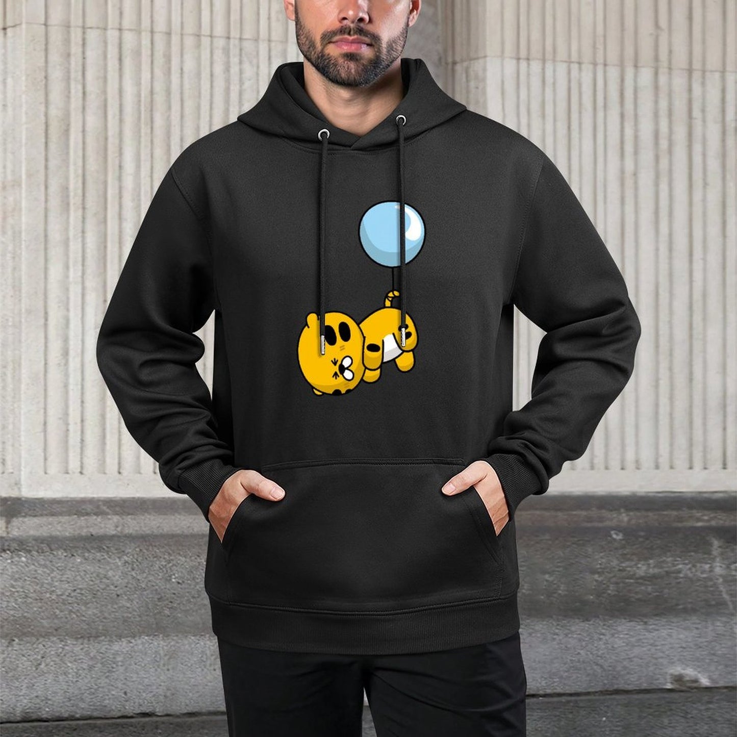 IPBR 250g Hooded Pocket Sweatshirt Front GraphicMen's Hooded  Sweatshirt4000023