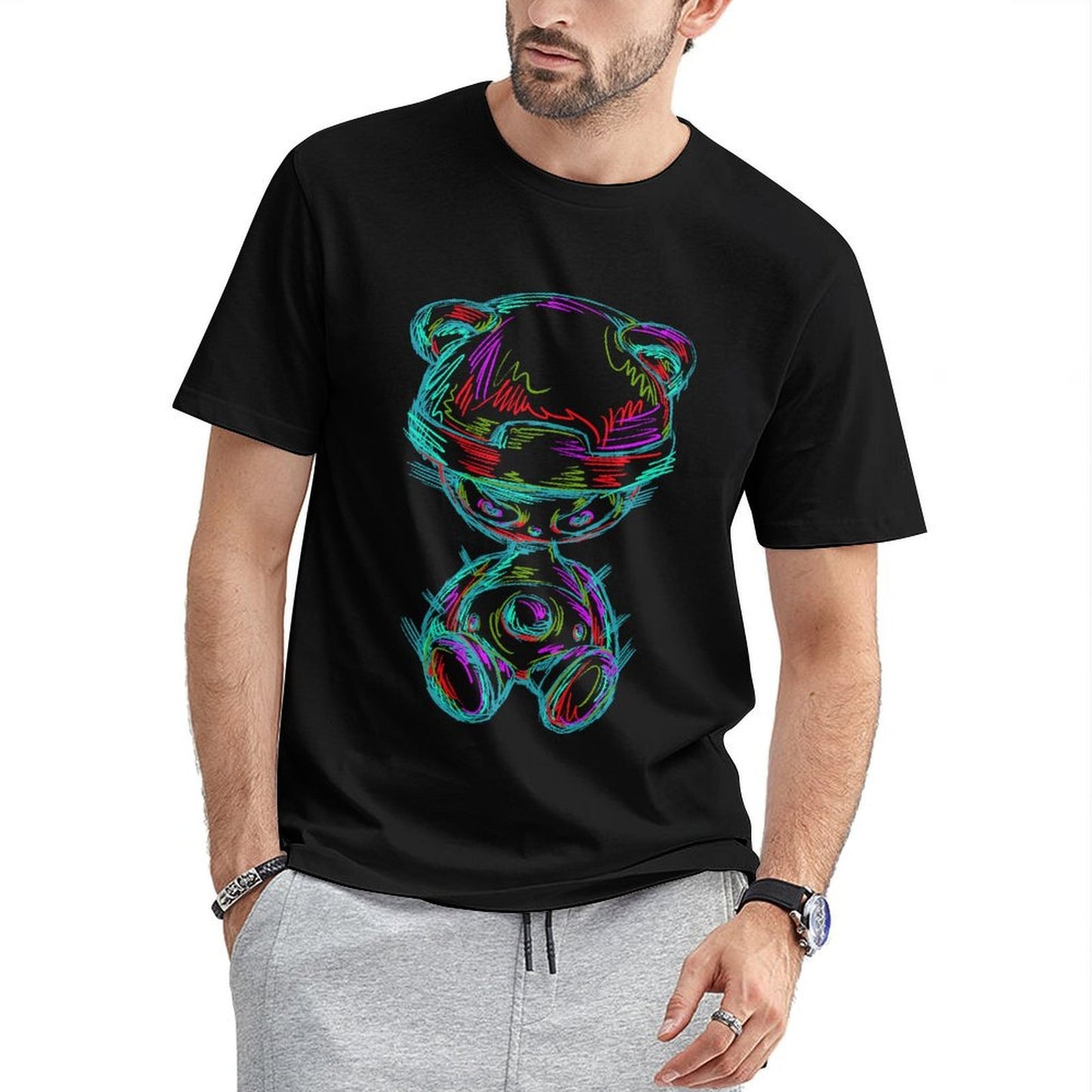 Inlex Bear T-shirtsSoftTouch 100% Cotton T-Shirt